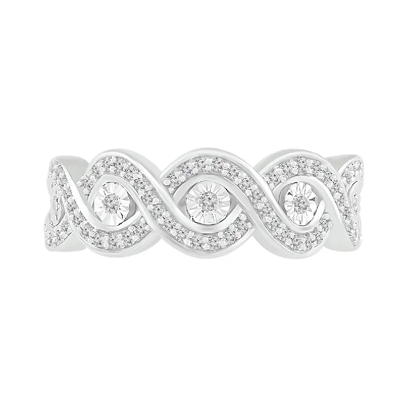 Discounted Jewelry For A Glamorous Look 1/4 CTW Diamond Fashion Ring in Sterling Silver