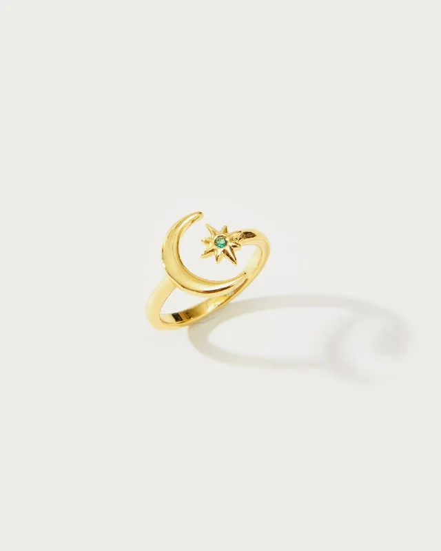 Limited-Stock Jewelry Clearance – Grab Your Favorites Now Star & Moon Ring