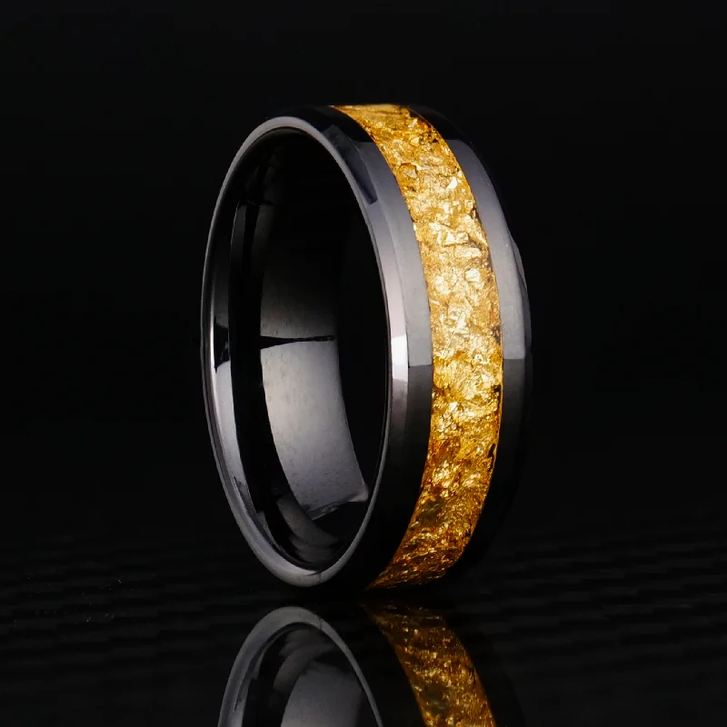 Exclusive Online Jewelry Sale – Don't Wait 24K Gold Leaf Ring on Black Ceramic | Full Channel Exclusive Online Jewelry Sale – Don't Wait 24K Gold Leaf Ring on Black Ceramic | Full Channel