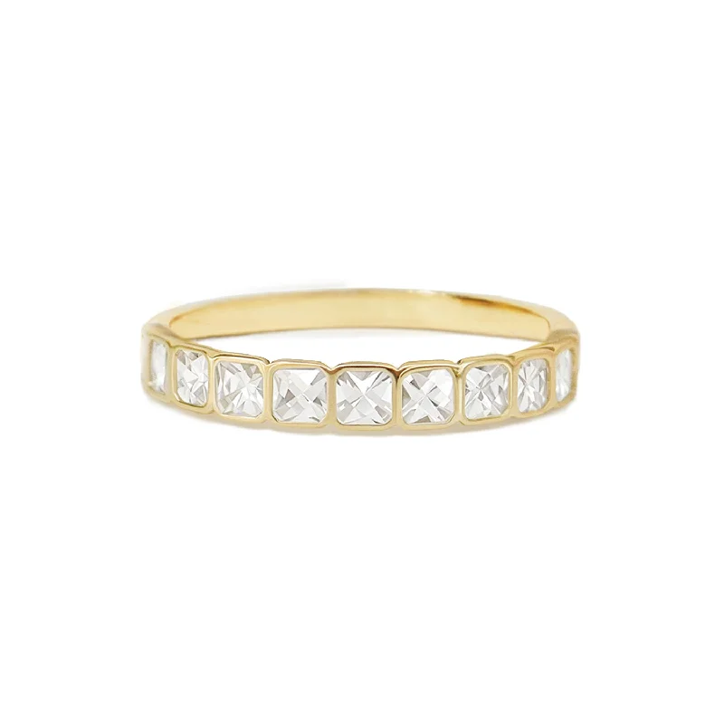 Everyday Jewelry Essentials Now On Sale French Cut Diamond Bezel Band