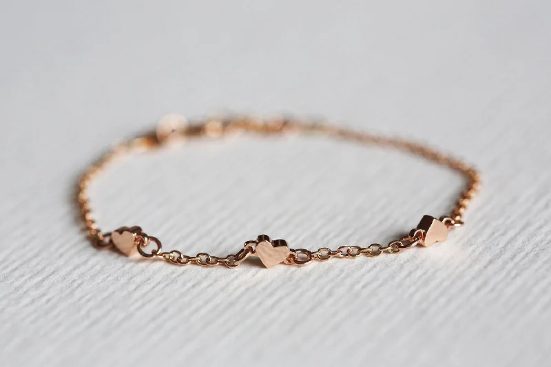 Timeless Jewelry Styles At Wallet-Friendly Prices Rose Gold Heart Bracelet, White Gold Bracelet Timeless Jewelry Styles At Wallet-Friendly Prices Rose Gold Heart Bracelet, White Gold Bracelet