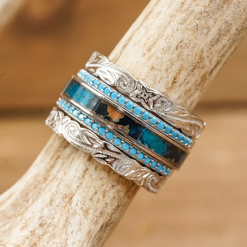 Handcrafted Jewelry Sale – Unique Designs At Low Prices The McKinney Falls Stacker Set