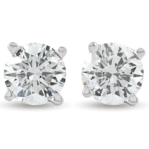 Huge Savings On Timeless Jewelry Collections 1ct Diamond Studs 14K White Gold
