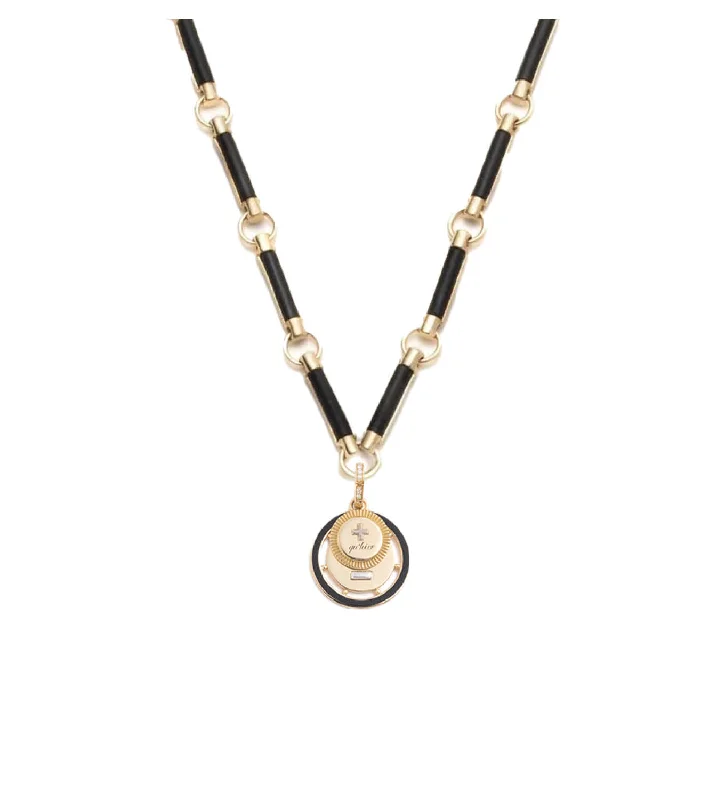 Luxury Handcrafted Jewelry For Elegant Looks Ever Growing - Vivacity : Element Chain Couplet Necklace Onyx