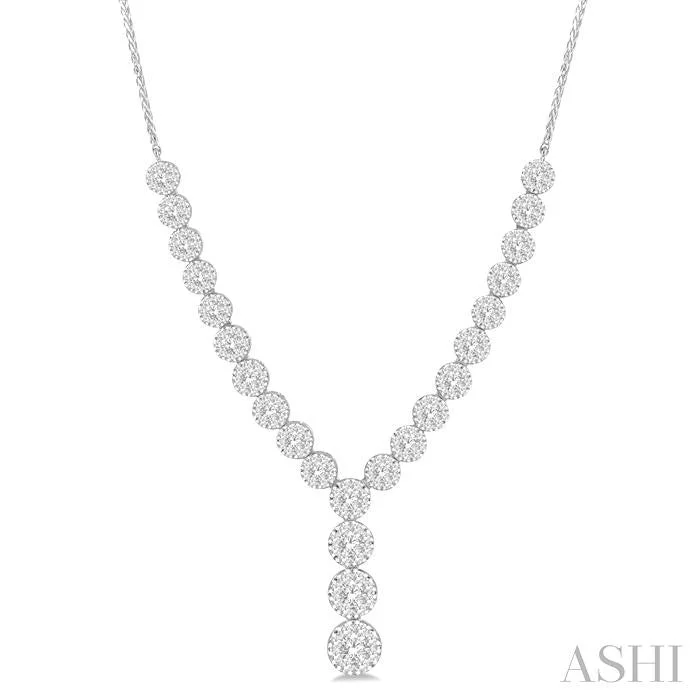 Waterproof Stainless Steel Jewelry For Lasting Beauty LOVEBRIGHT DIAMOND NECKLACE