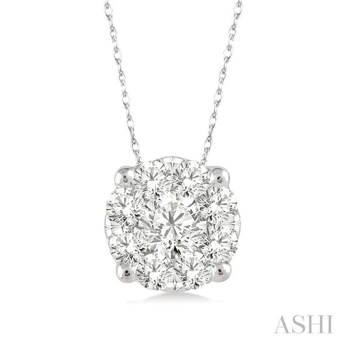 Limited-Time Jewelry Sale – Don't Miss These Deals ROUND SHAPE LOVEBRIGHT ESSENTIAL DIAMOND SOLITAIRE PENDANT