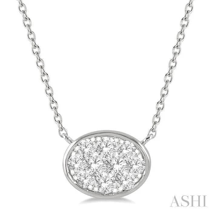 Celebrate With Sparkle – Jewelry Sale Now Live OVAL SHAPE EAST-WEST LOVEBRIGHT ESSENTIAL DIAMOND PENDANT