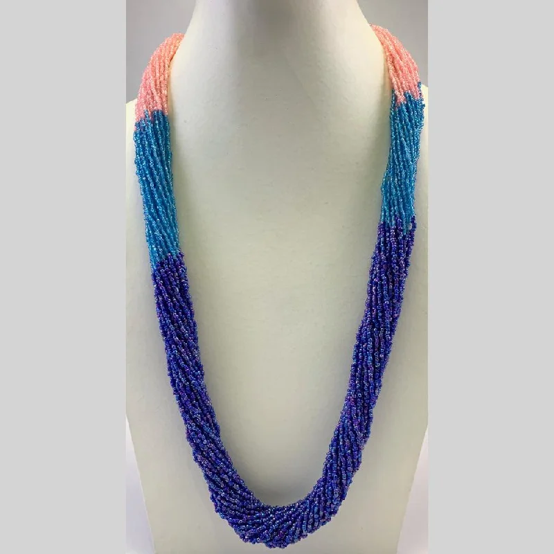Trending Jewelry Styles Now At Limited-Time Discounts Banaras Beads Multi Layer Long Necklace
