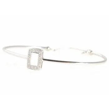 Trending Jewelry Styles Now At Limited-Time Discounts Open Pave Diamond Rectangle Bangle Bracelet Trending Jewelry Styles Now At Limited-Time Discounts Open Pave Diamond Rectangle Bangle Bracelet