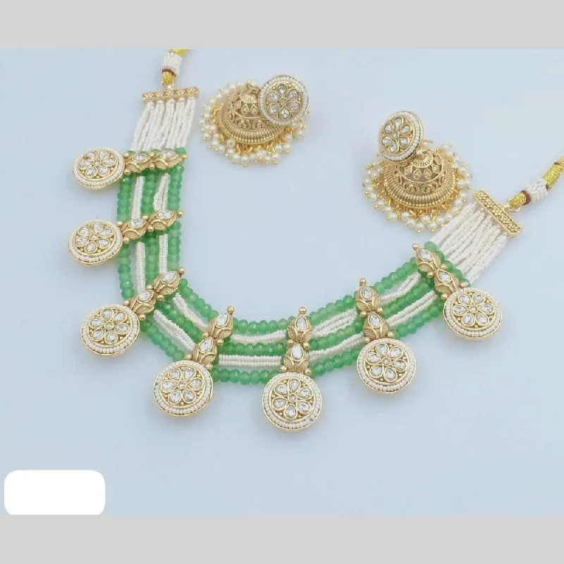 Premium Jewelry Now Available At Special Discounts Rani Sati Jewels Gold Plated Pota Stone And Pearl Necklace Set Premium Jewelry Now Available At Special Discounts Rani Sati Jewels Gold Plated Pota Stone And Pearl Necklace Set