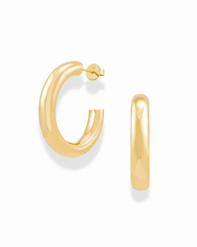 Waterproof Stainless Steel Jewelry For Lasting Beauty Amour Hoop Earrings