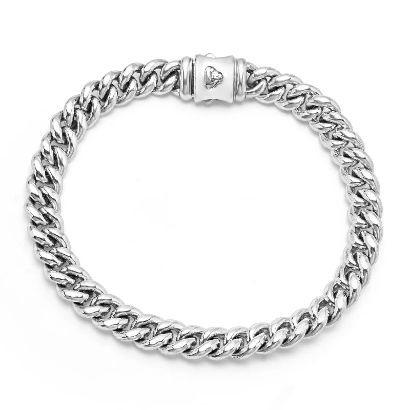 Gorgeous Jewelry, Limited-Time Savings Anthem Silver Curb Chain Bracelet | 8mm
