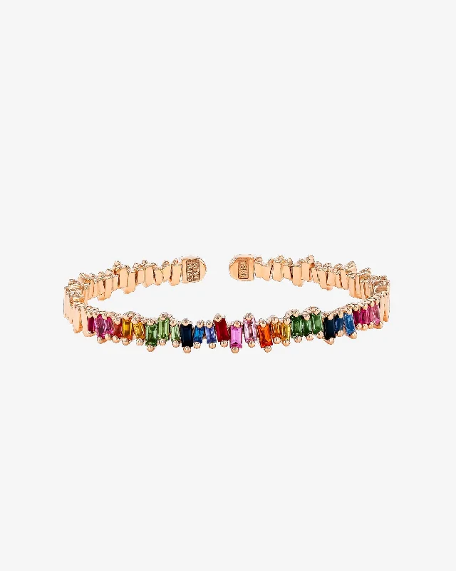 The Perfect Accessory For Less – Jewelry Sale Live Bold Reborn Rainbow Sapphire Bangle