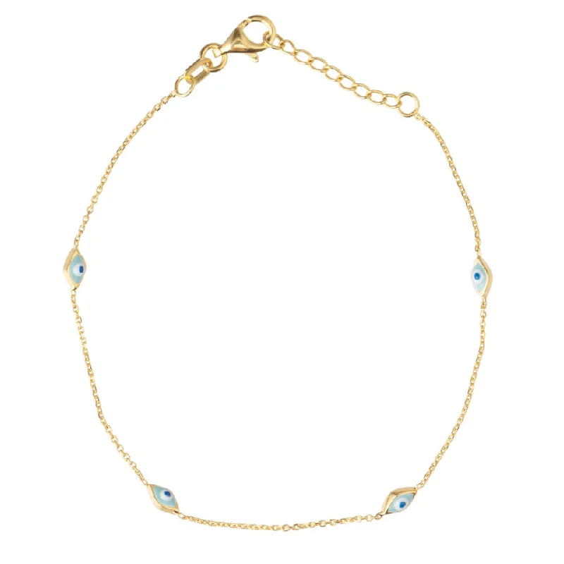 The Ultimate Jewelry Sale – Shop Premium Styles Petite Enamel Evil Eye Bracelet