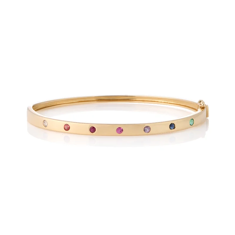 Buy More, Save More – Special Jewelry Discounts Rainbow Dot Bangle
