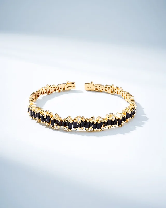 Jewelry Deals That Sparkle – Shop Today Shimmer Audrey Black Sapphire Bangle