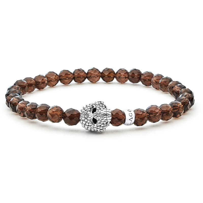 Elegant Jewelry Pieces At Unbelievable Prices Anthem Smokey Quartz Skull Bracelet