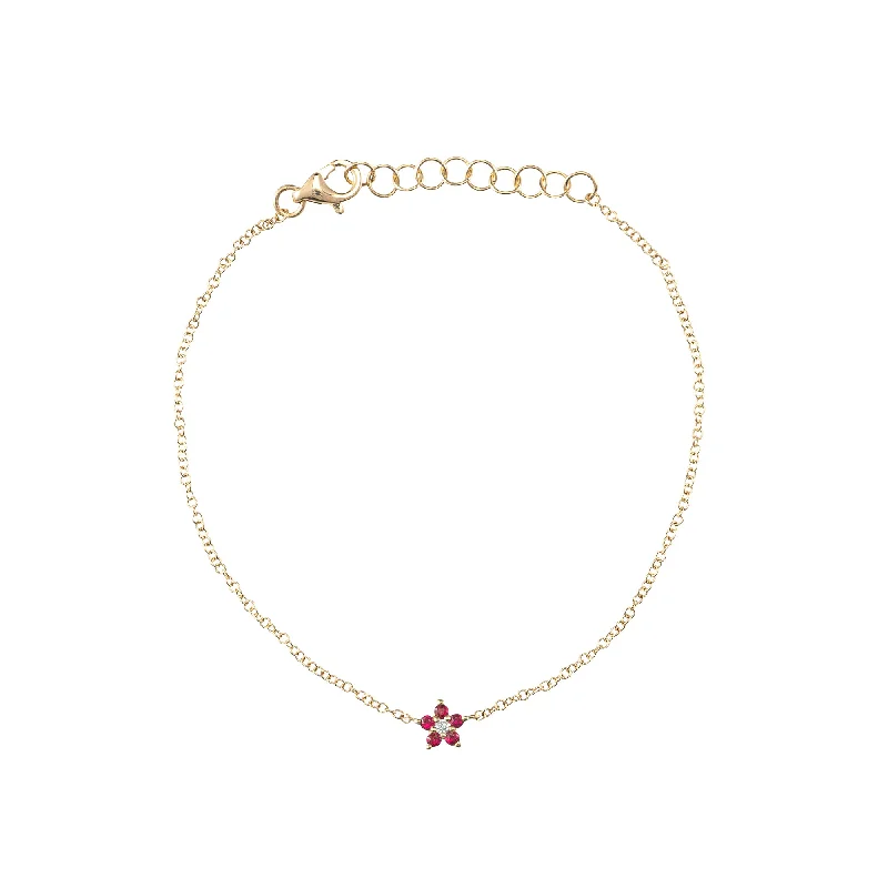High-End Sparkle, Low-End Prices – Jewelry Sale Live Tiny Flower Gemstone Bracelet