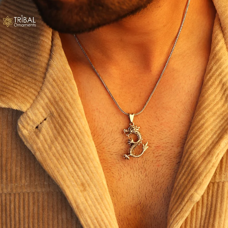 Shop Jewelry That Shines Without The High Price 925 sterling silver exclusive stylish vintage dragon design pendant, amazing fancy stylish pendant for boy's and girl's  ssp1619