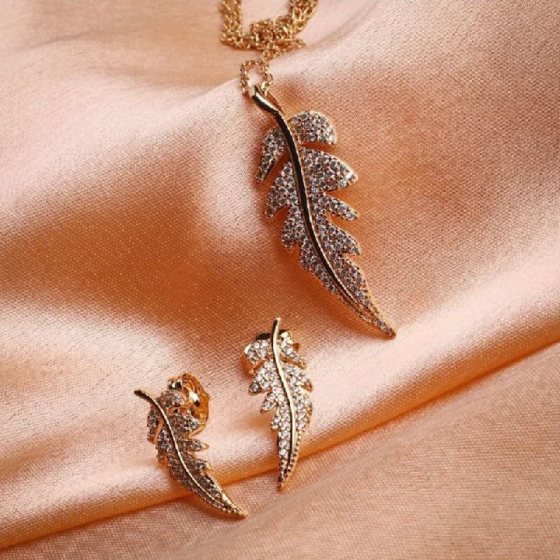 Best-Selling Jewelry Now Available At Special Deals Aamrapali Rose Gold Plated AD Pendant Set Best-Selling Jewelry Now Available At Special Deals Aamrapali Rose Gold Plated AD Pendant Set