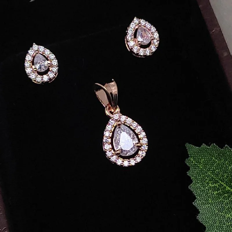 Get The Best Deals On Timeless Jewelry Pieces Aamrapali Rose Gold Plated Pendant Set (Without Chain) Get The Best Deals On Timeless Jewelry Pieces Aamrapali Rose Gold Plated Pendant Set (Without Chain)