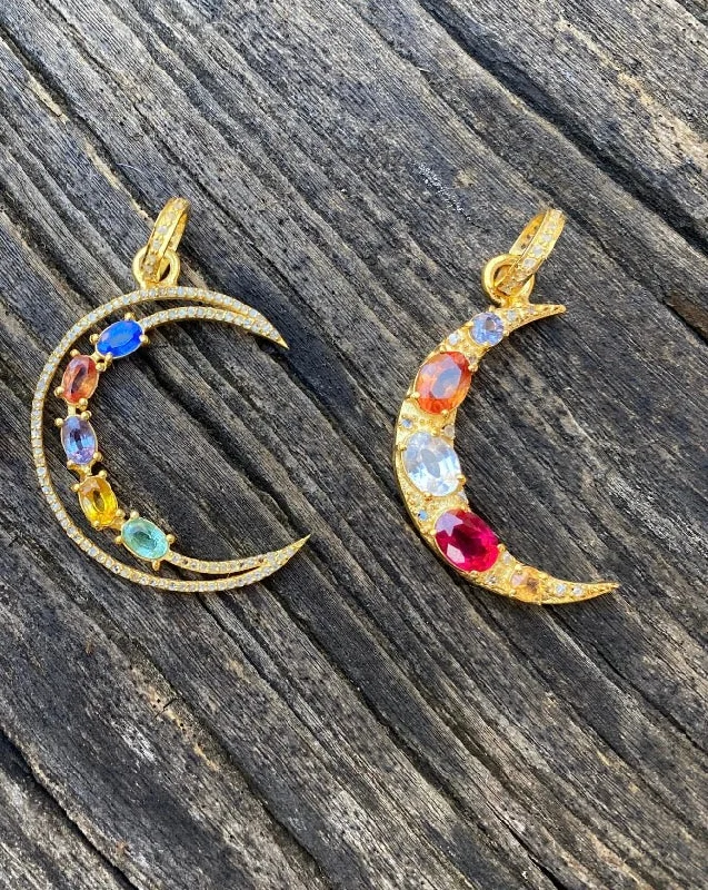Special Offers On Handcrafted And Designer Jewelry Multi Sapphire and Pave Diamond Pendants Special Offers On Handcrafted And Designer Jewelry Multi Sapphire and Pave Diamond Pendants