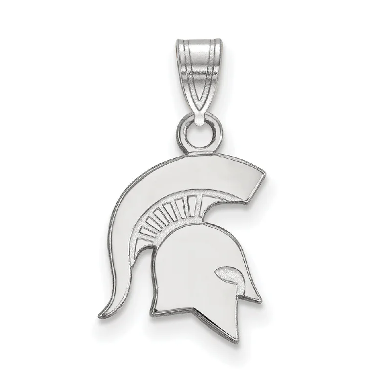 Elegant Rose Gold Jewelry For A Stylish Touch 10k White Gold Michigan State Small Pendant