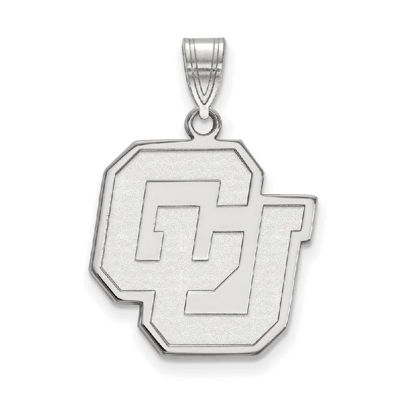Exclusive Jewelry Sale Event – Shop Now 14k White Gold U of Colorado Large Pendant