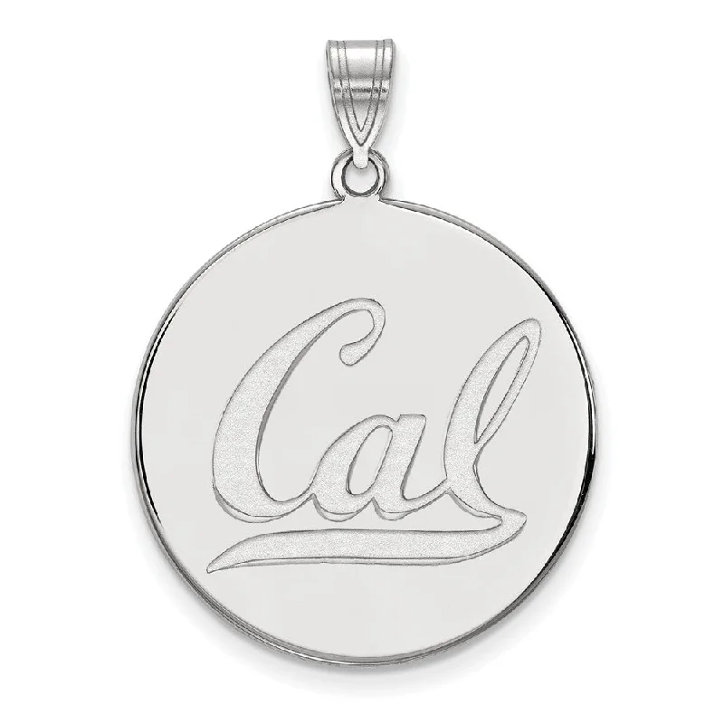 Get Ready To Sparkle – Special Jewelry Discounts Sterling Silver California Berkeley XL 'Cal' Disc Pendant Get Ready To Sparkle – Special Jewelry Discounts Sterling Silver California Berkeley XL 'Cal' Disc Pendant