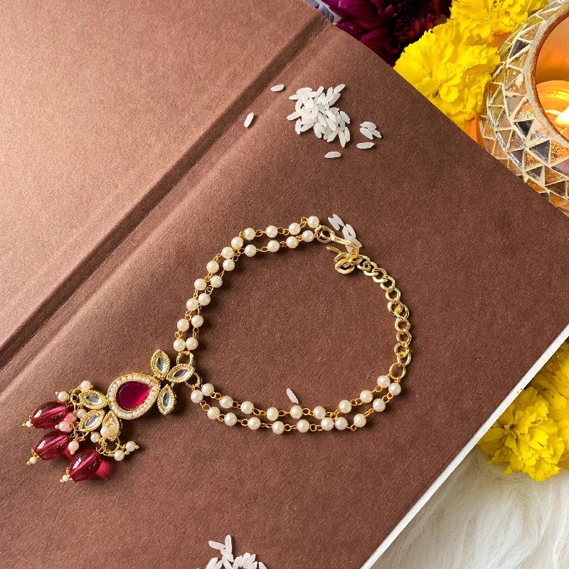 Last Chance To Grab Your Favorite Jewelry At A Discount Etnico I Jewels Rakshabandhan Designer Pearl Hanging Lumba Bracelet Rakhi For Bhabhi/Sister (R111Q-L) Last Chance To Grab Your Favorite Jewelry At A Discount Etnico I Jewels Rakshabandhan Designer Pearl Hanging Lumba Bracelet Rakhi For Bhabhi/Sister (R111Q-L)