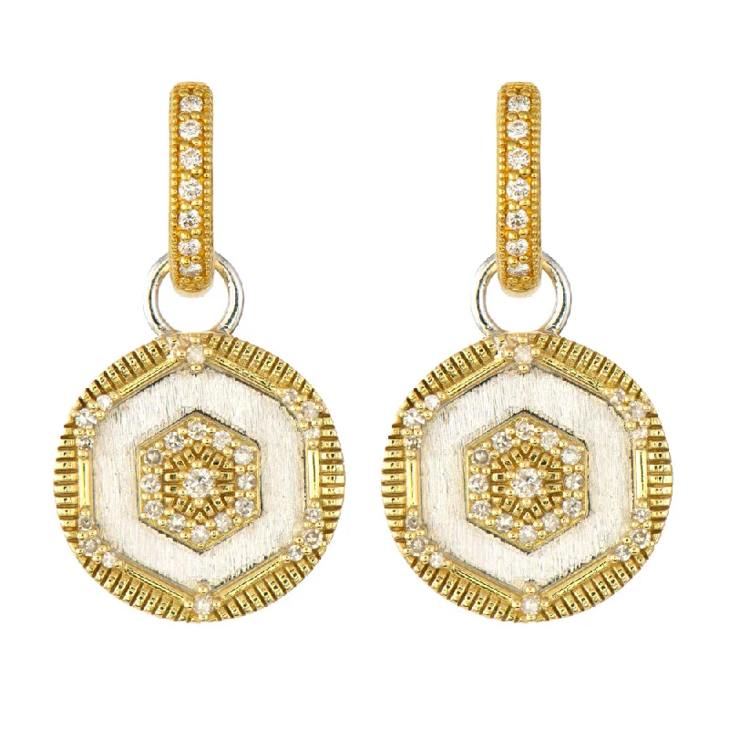 Shine In Style – Shop Jewelry Discounts Today Jude Frances Mixed Metal Hexagon Disc Earring Charms