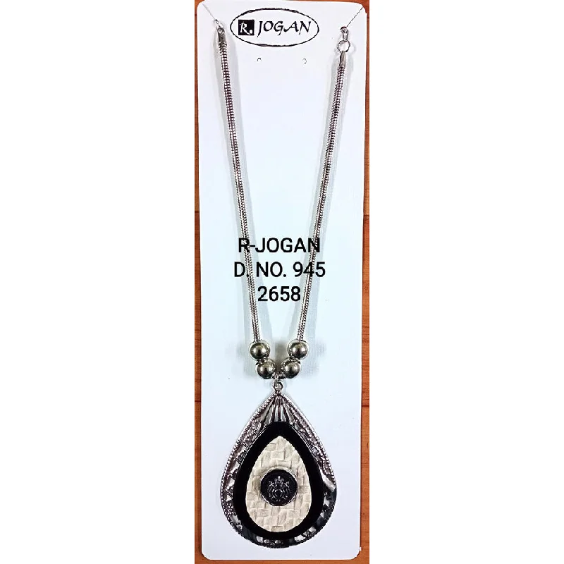 Shine Without Limits – Jewelry Sale Happening Now R Jogan Oxidised Plated Assorted Design Long Necklace